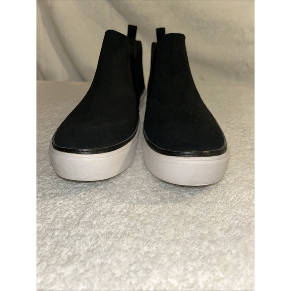 Tom's Bryce Women's Black Suede Hi-top Sneaker Bootie 9 1/2 M New - Picture 7 of 10